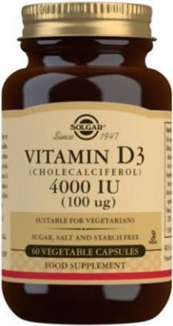 Solgar Vitamin D3 4000 IU 100ug